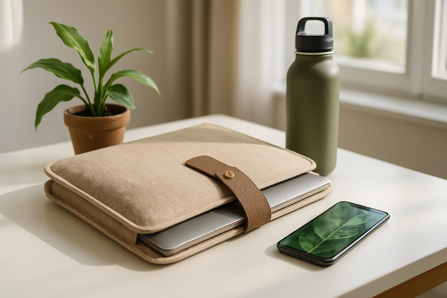 Nachhaltige Notebook-Taschen aus recycelten Materialien