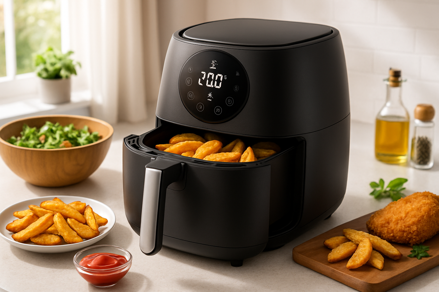 Heißluftfritteusen: Ideal für kompakte Küchen