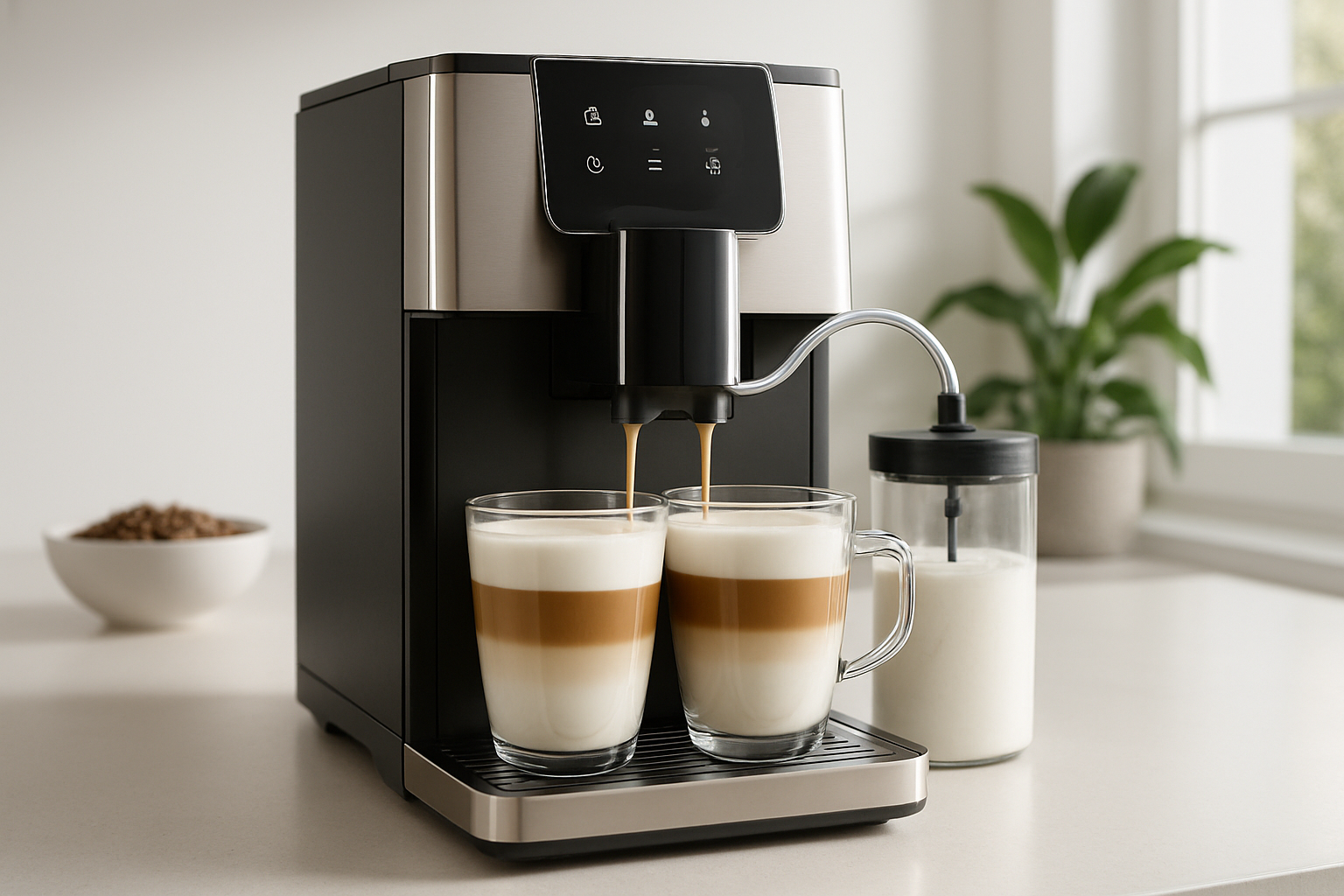 Kaffeevollautomaten mit Milchaufschäumer: Perfekter Cappuccino