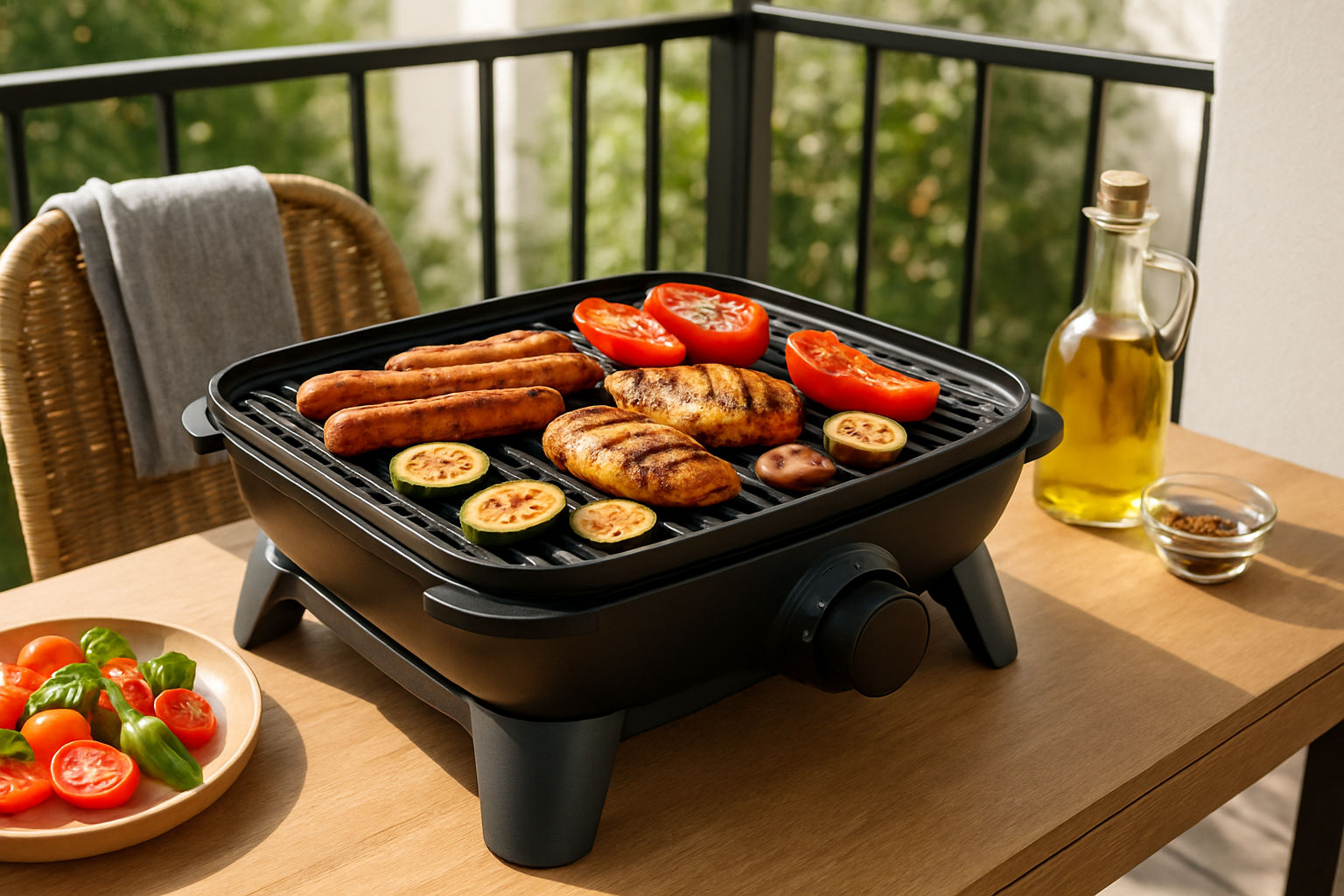 Elektrogrills Balkon - Die besten Grills für kleine Flächen