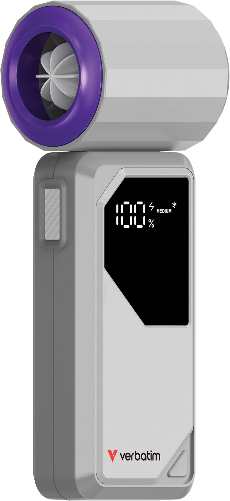 VERBATIM USB-Handventilator Cool'n'Go AirJet grau/lila