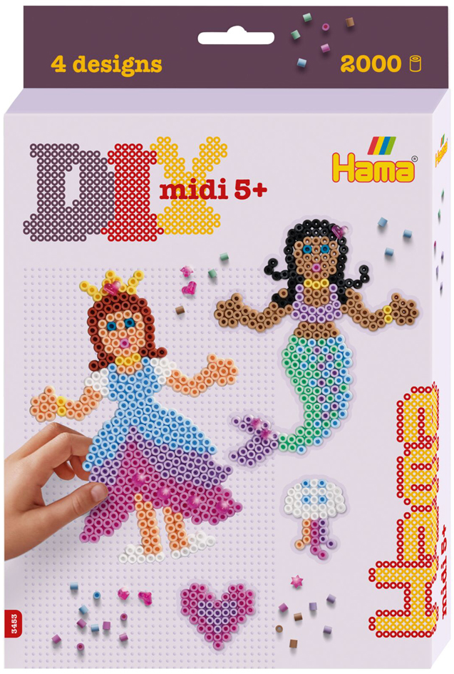 Hama Bgelperlen midi , Prinzessin & Meerjungfrau, , Packung