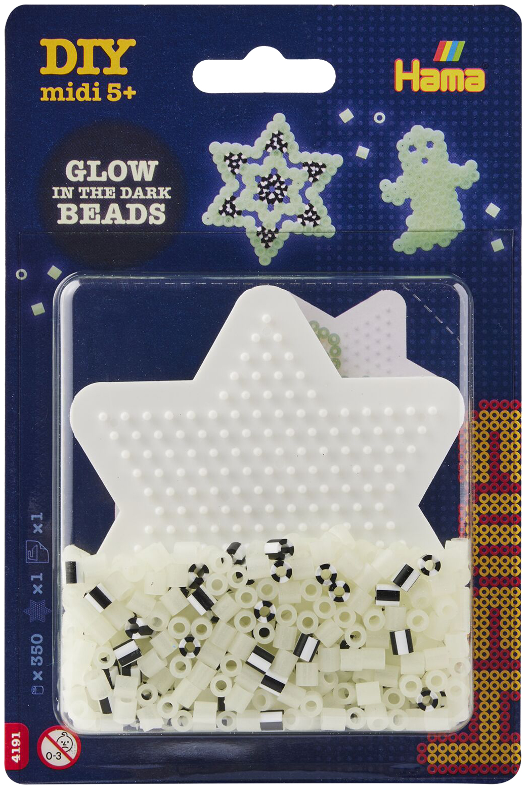 Hama Bügelperlen midi , Leuchtender Stern, , im Blister