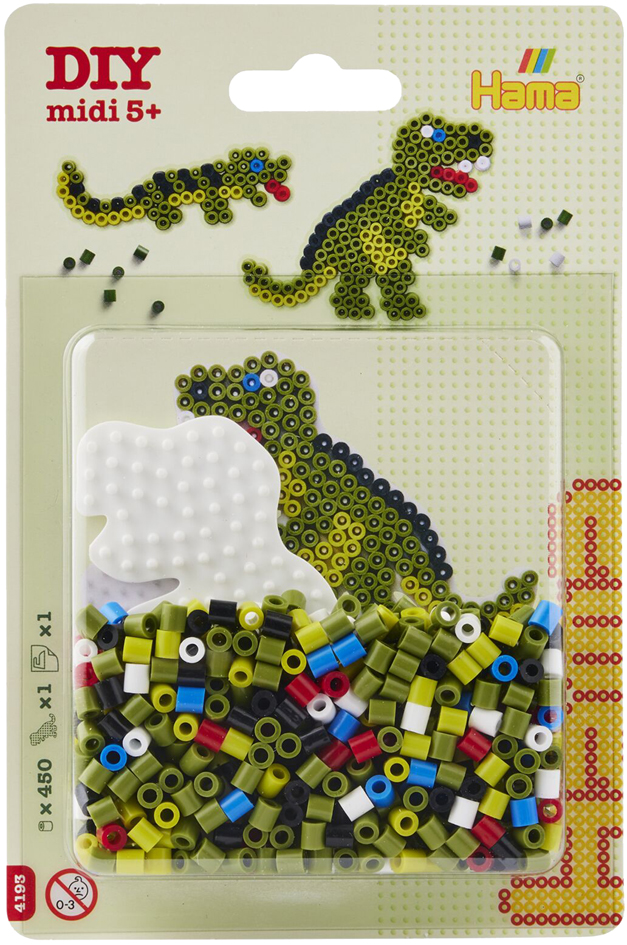 Hama Bgelperlen midi , Dinosaurier, , Blister