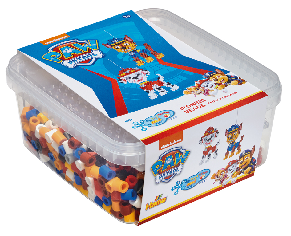 Hama Bügelperlen maxi + Stiftplatte , Paw Patrol, , in Box