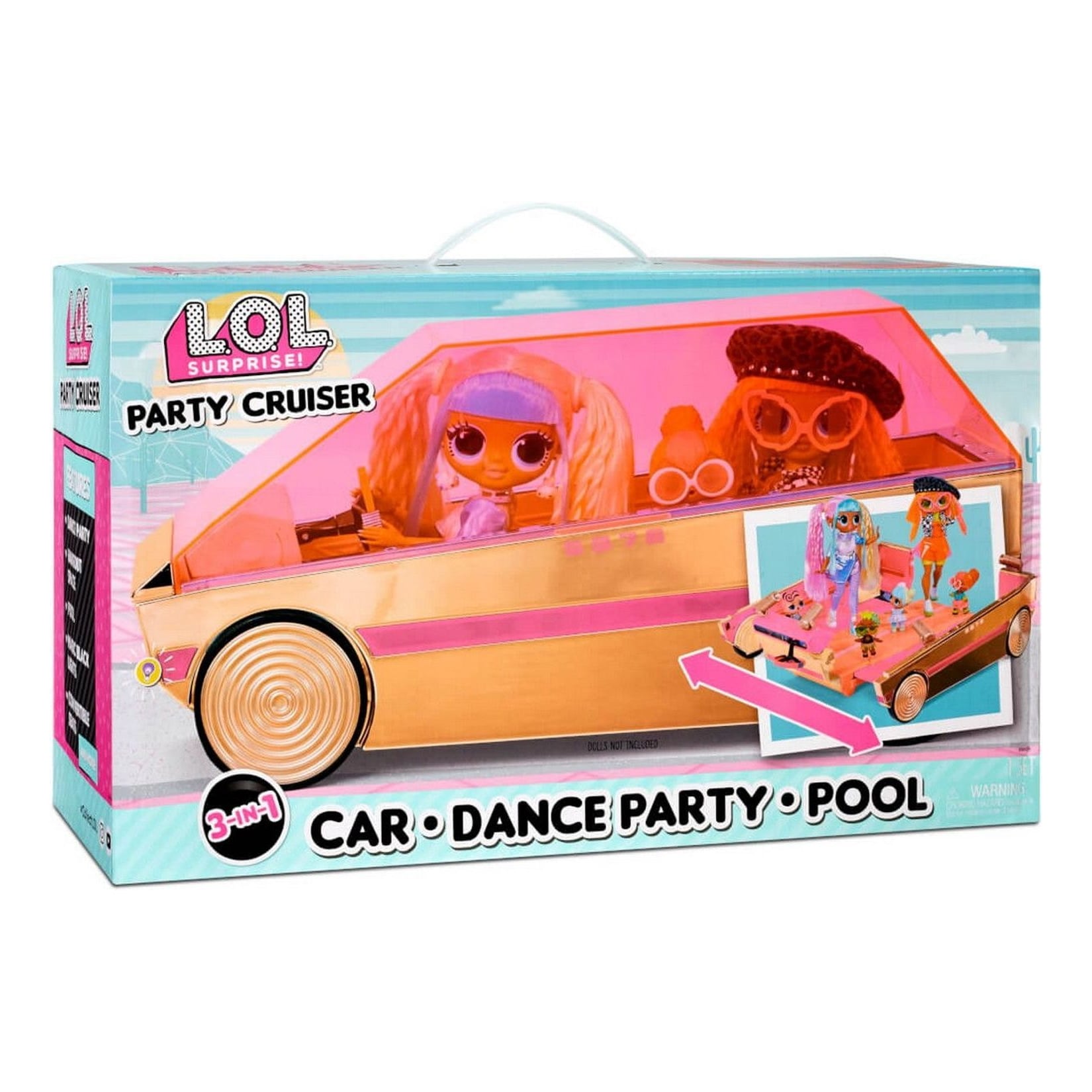 L.O.L. SURPRISE! 3-in-1 Party Cruiser