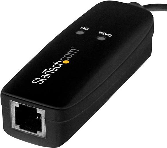StarTech .com Externes Einwahl-und-Faxmodem USB56KEMH2 - USB - 56K Mit diesem Hardware-basierten 56k-USB-Fax-Modem können Sie über eine Einwahlverbindung auf das Internet zugreifen, wenn keine Breitbandverbindungen zur Verfügung stehen. Das kompakte 
