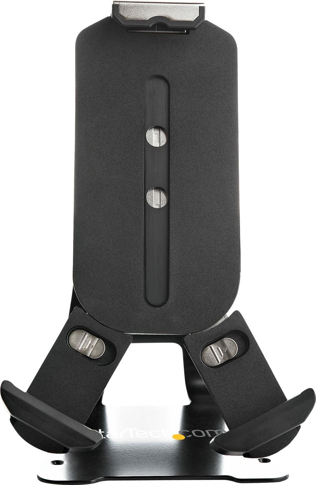 StarTech.com Sichere Tablet-Halterung mit K-Slot-Kabelschloss - iPad Ständer für 7,9 -13  Tablets mit Diebstahlsicherung- Universell verstellbarer Tablet Tischständer - Abschließbarer Tabletständer (SECTBLTDT)