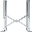 StarTech.com Foldable Laptop Riser Stand, Portable Height Adjustable Ergonomic Laptop Stand, Ventilated Aluminum Frame Supports 22lb (10Kg), Tilt/Raised/Angled Laptop/Tablet Stand, Collapsible Design - Notebook-Ständer - Desktop - 39,6 cm - Silber (L