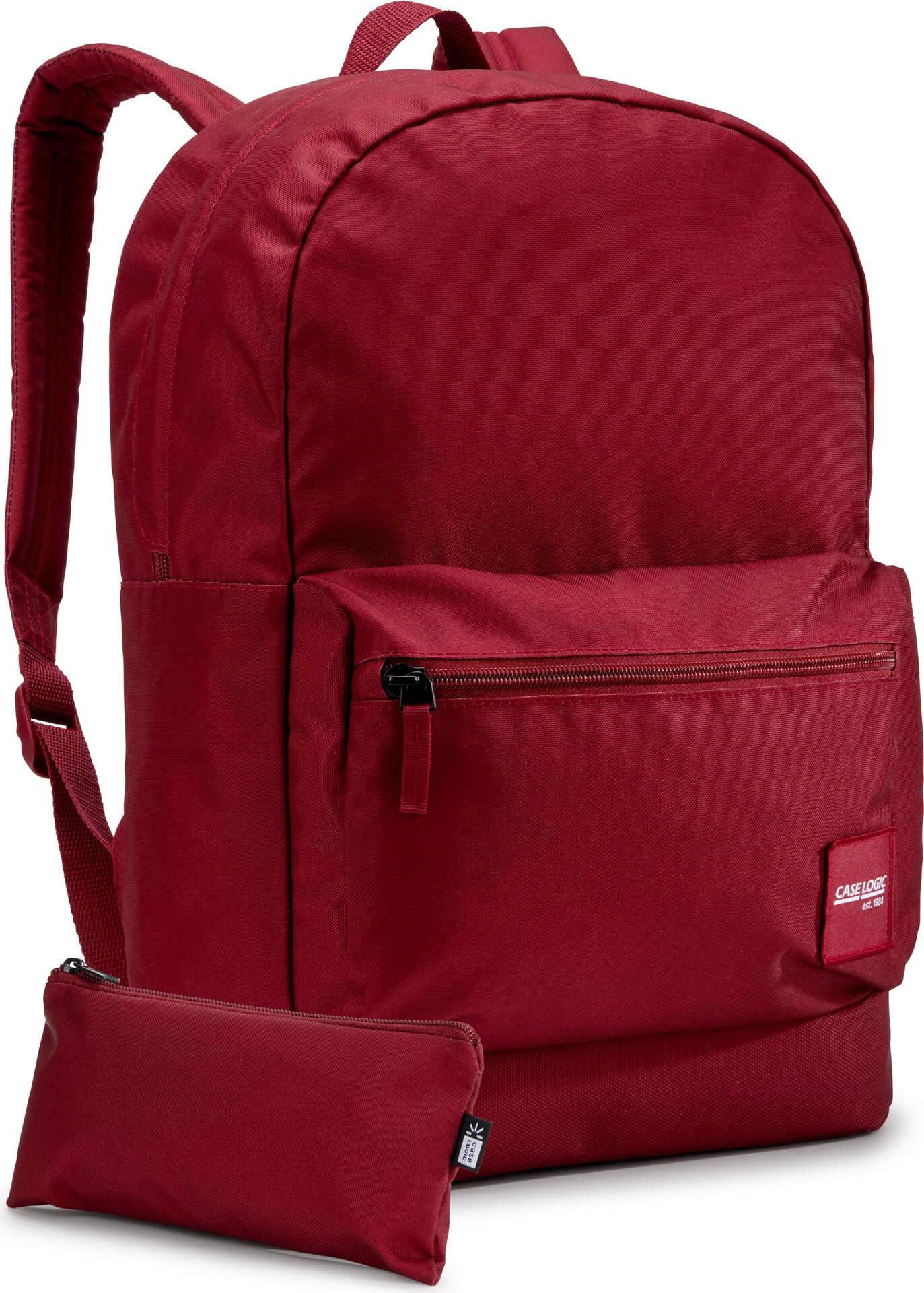Case Logic Commence - Notebook-Rucksack - recycled - 39.6 cm (15.6) - Pomegranate Red