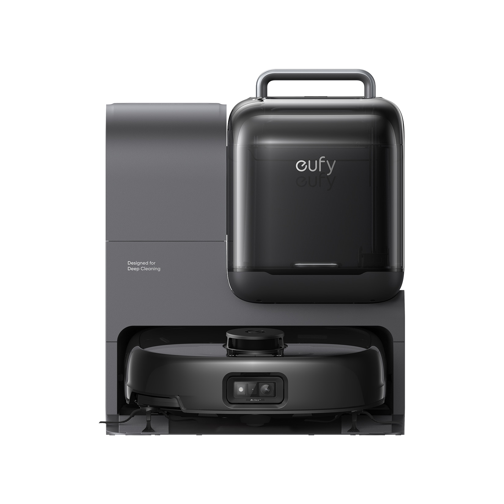 Eufy Omni E28 Saugroboter mit Wischfunktion, 20000 Pa Saugkraft schwarz Saugroboter