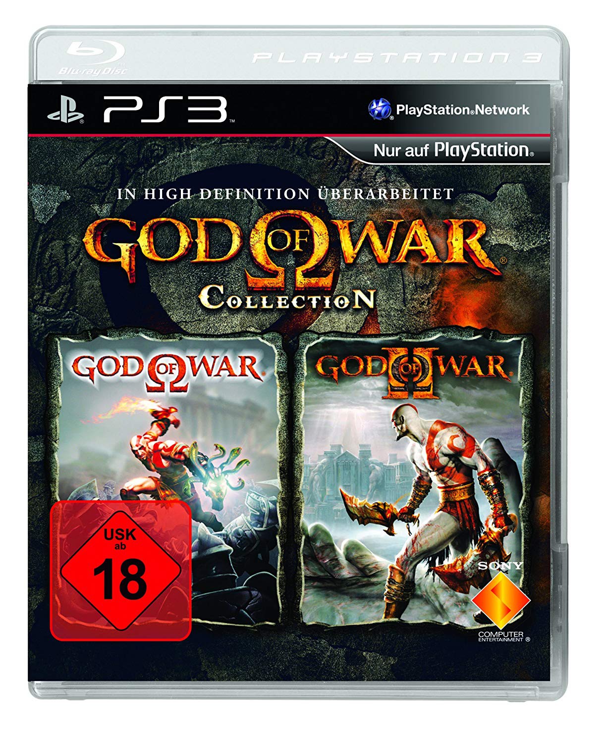 PS3 - God of War: HD Collection (DE Version) (mit OVP) (gebraucht) USK18
