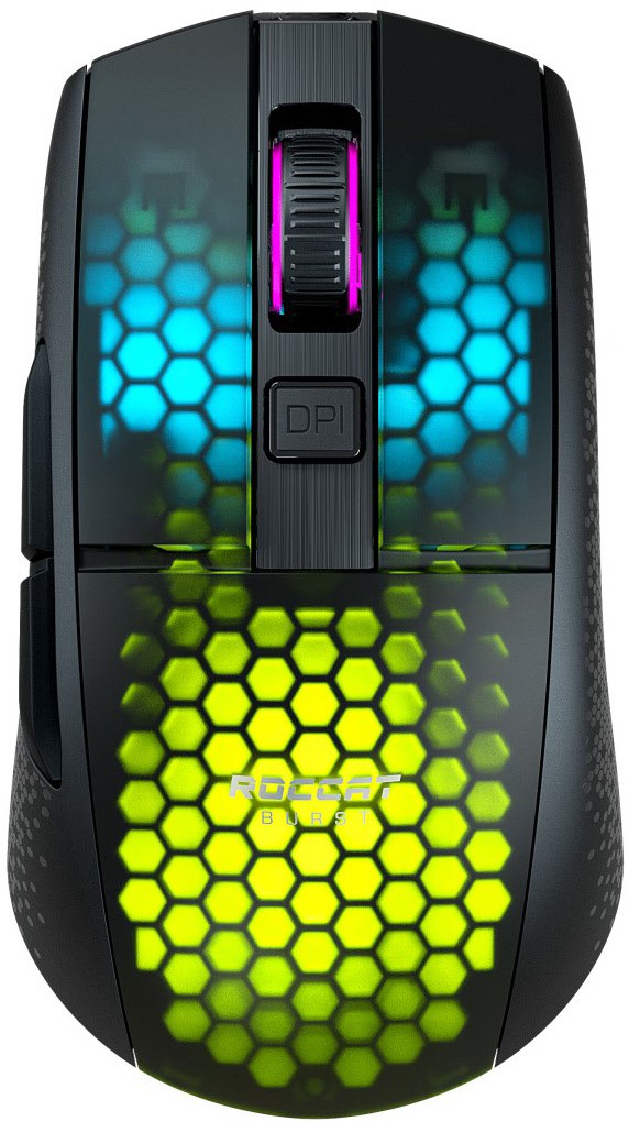 Burst Pro Air Kabellose Gaming Maus schwarz