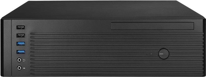 Chieftec UNI Series BE-10B-300 - Tower - micro ATX 300 Watt - Schwarz - USB/Audio