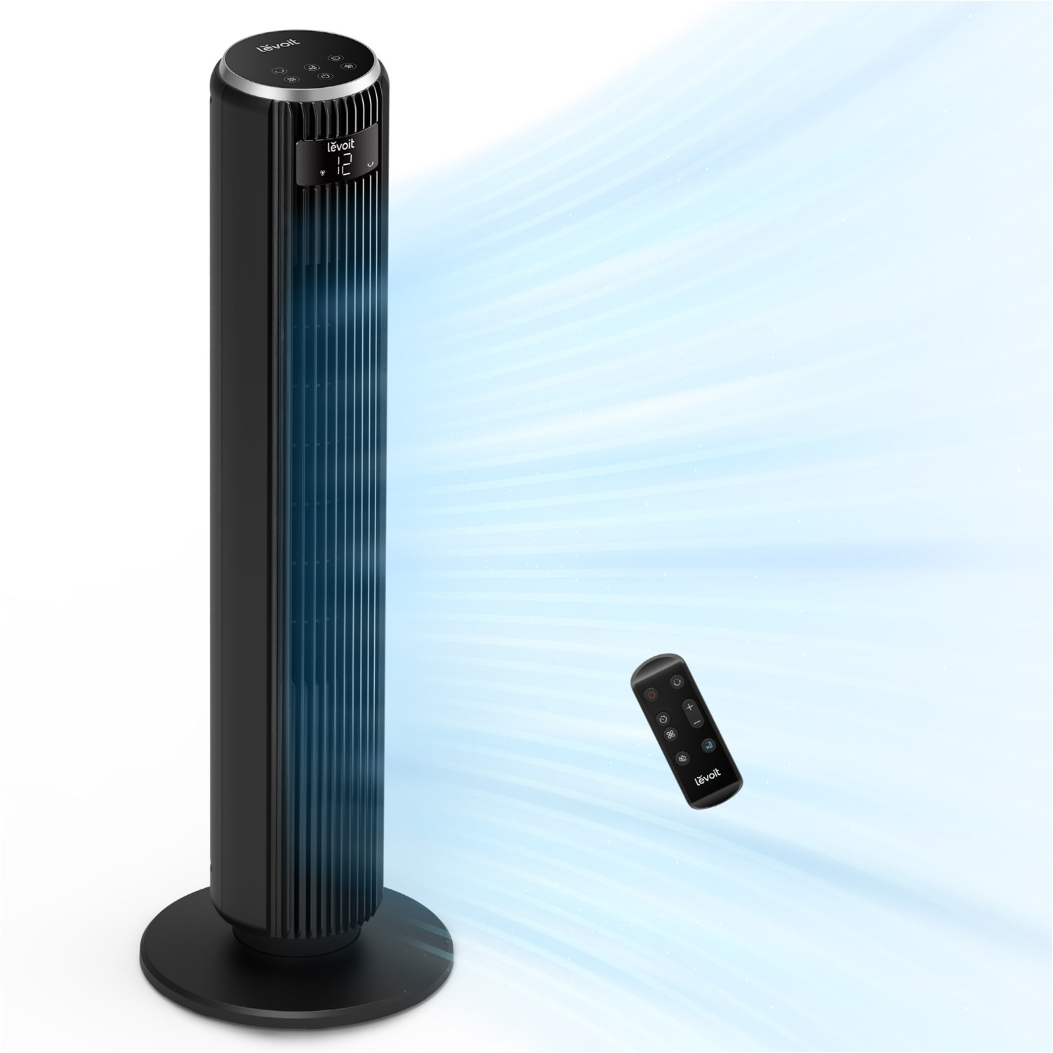 TempSense 36 DC Turmventilator weiss