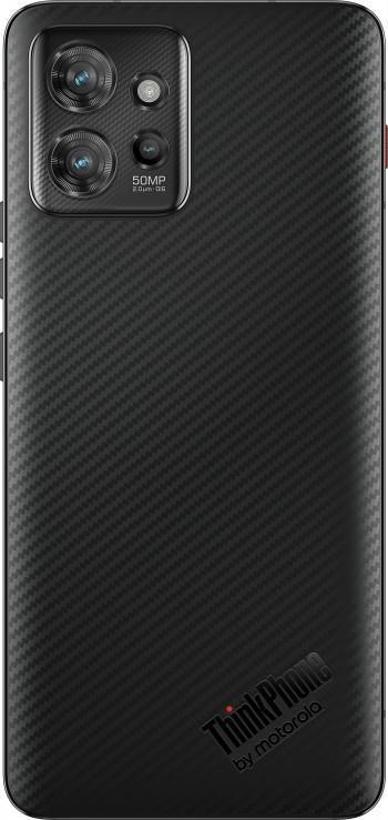 Motorola ThinkPhone - 5G Smartphone - Dual-SIM - RAM 8 GB / Interner Speicher 256 GB - pOLED-Display - 6.6 - 2400 x 1080 Pixel (144 Hz) - Triple-Kamera 50 MP, 13 MP - front camera 32 MP - Carbon Black (PAWN0003SE)