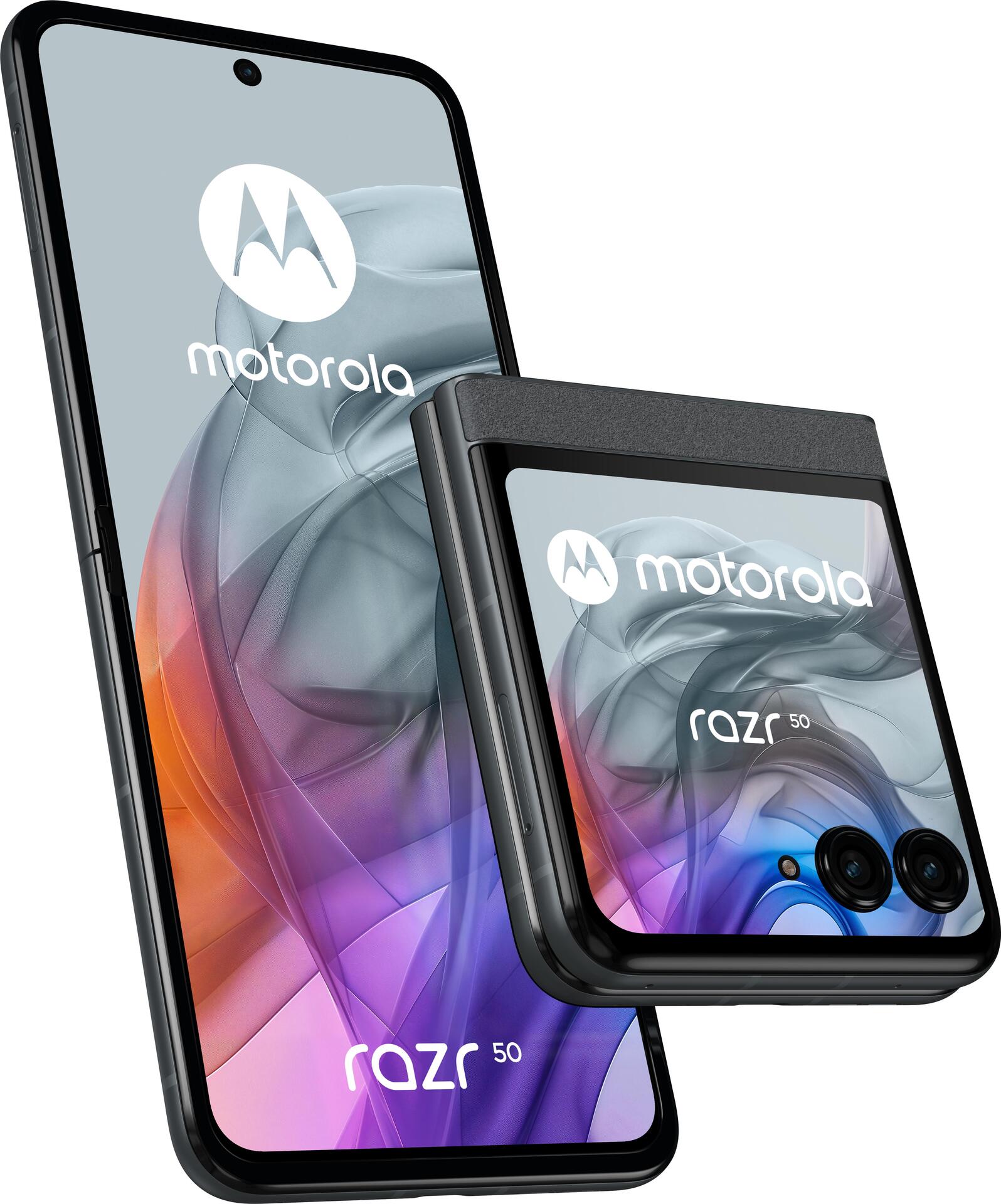 Motorola RAZR 50 - 5G Smartphone - Dual-SIM - RAM 8GB / Interner Speicher 256GB - pOLED-Display - 6,9 - 2640 x 1080 Pixel (120 Hz) - 2 x Rückkamera 50 MP, 13 MP - front camera 32 MP - Koala Gray (PB200009SE)