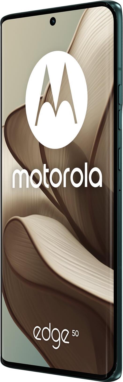 Motorola Edge 50 - 5G Smartphone - Dual-SIM - RAM 12 GB / Interner Speicher 512 GB - pOLED-Display - 6.67 - 2712 x 1220 Pixel (120 Hz) - Triple-Kamera 50 MP, 13 MP, 10 MP - front camera 32 MP - Dschungelgrün (PB2U0001SE)