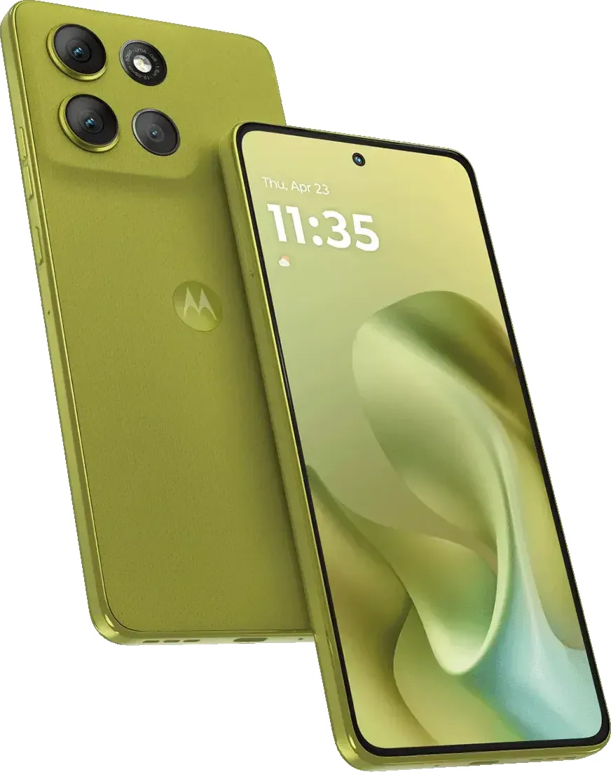 Motorola Moto g86 5G Smartphone (6,67-Super-HD-Display, 50-MP-Kamera mit Moto-AI, 8/256 GB, 5100 mAh, Android 15) Pantone Golden Cypress (PB7L0088SE)