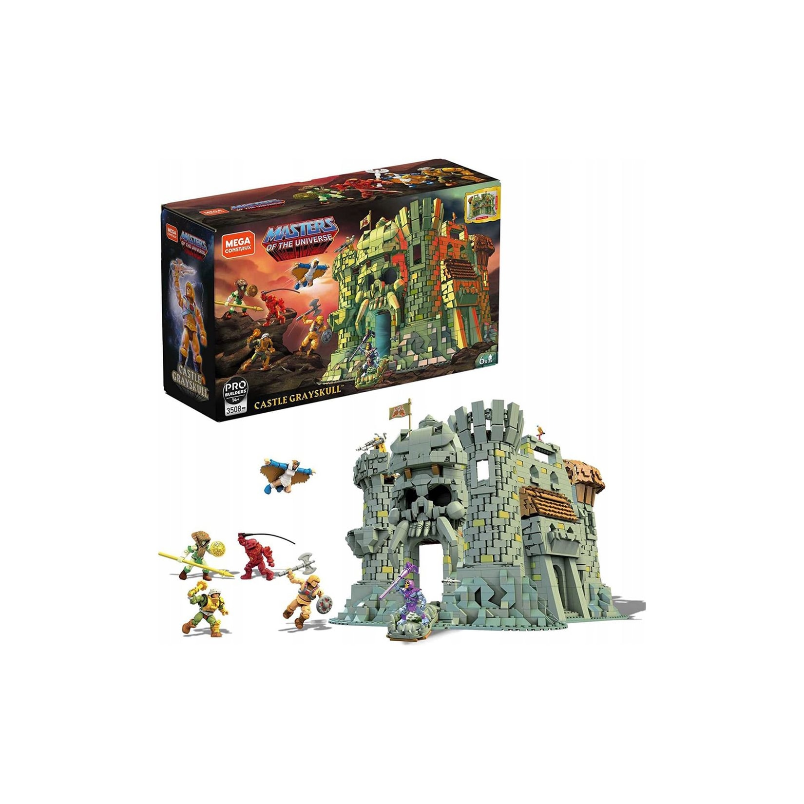 Mattel GGJ67 - Mega Construx - Masters of the Universe - Castle Grayskull, 3508 Teile