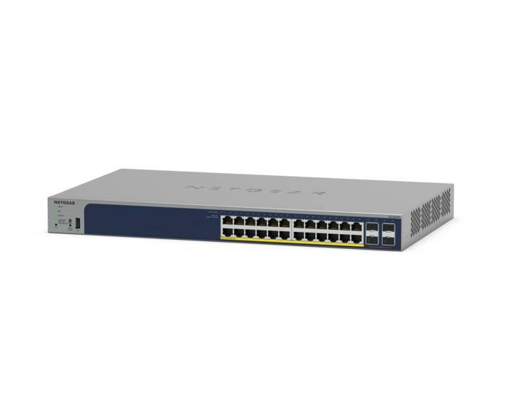 NETGEAR GS728TPP Managed L2/L3/L4 Gigabit Ethernet (10/100/1000) Power over Ethernet (PoE) Grau (GS728TPP-300EUS)