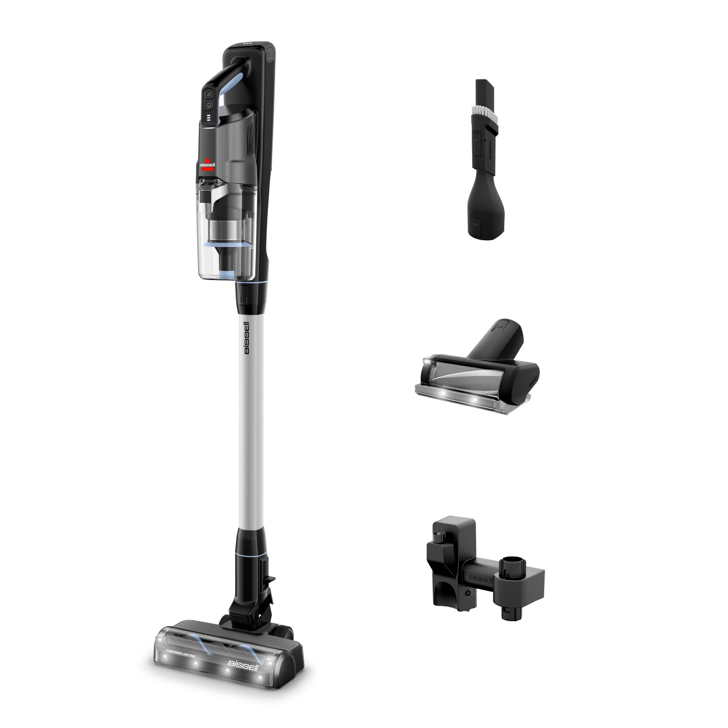 PowerClean FurFinder PRO Handstick Akku-Stielstaubsauger grau/schwarz
