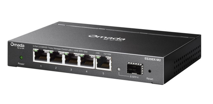 TP-Link Omada ES206X-M2(UN) 8-Port 2.5G + 2-Port 10G Easy Man. Switvh