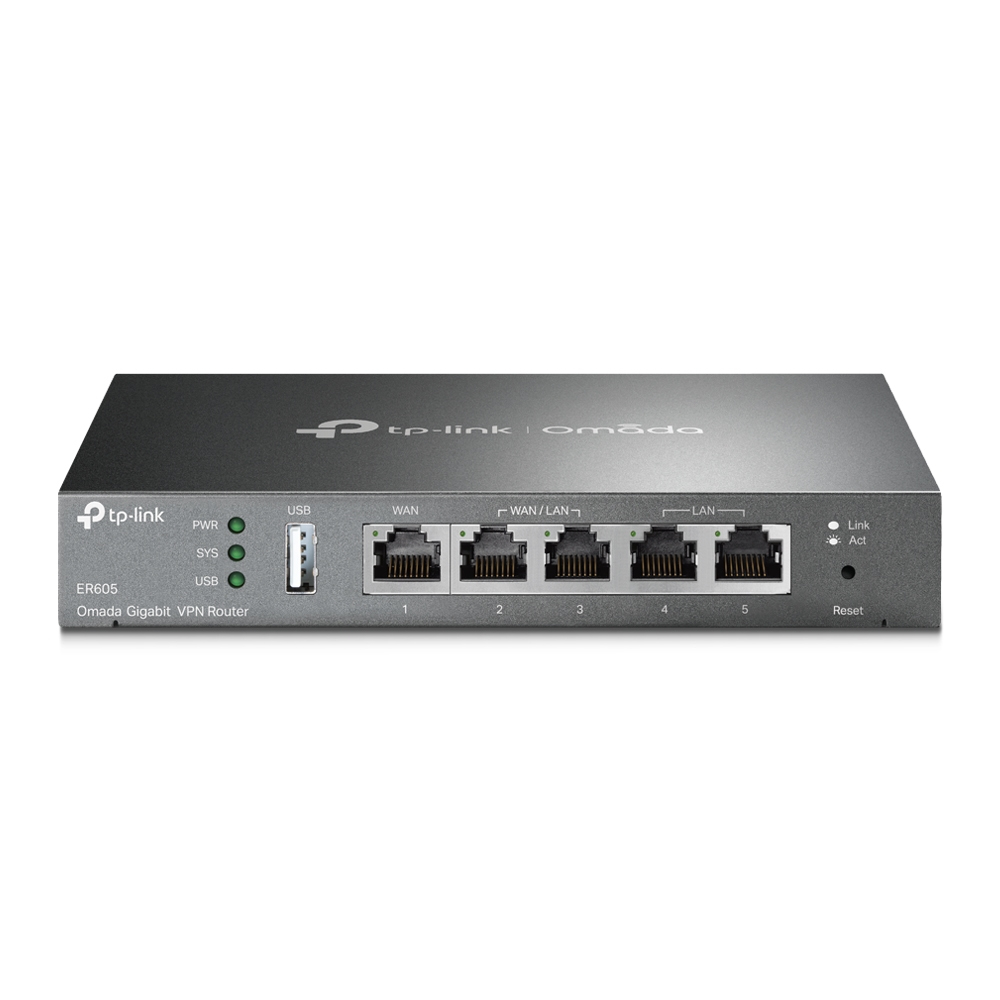 TP-Link Omada ER605 SafeStream Gigabit Multi WAN VPN Router v2