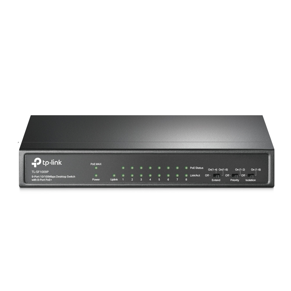 TP-Link TP-Link TL-SF1009P 9-Port 10/100Mbps (8x PoE+) Switch