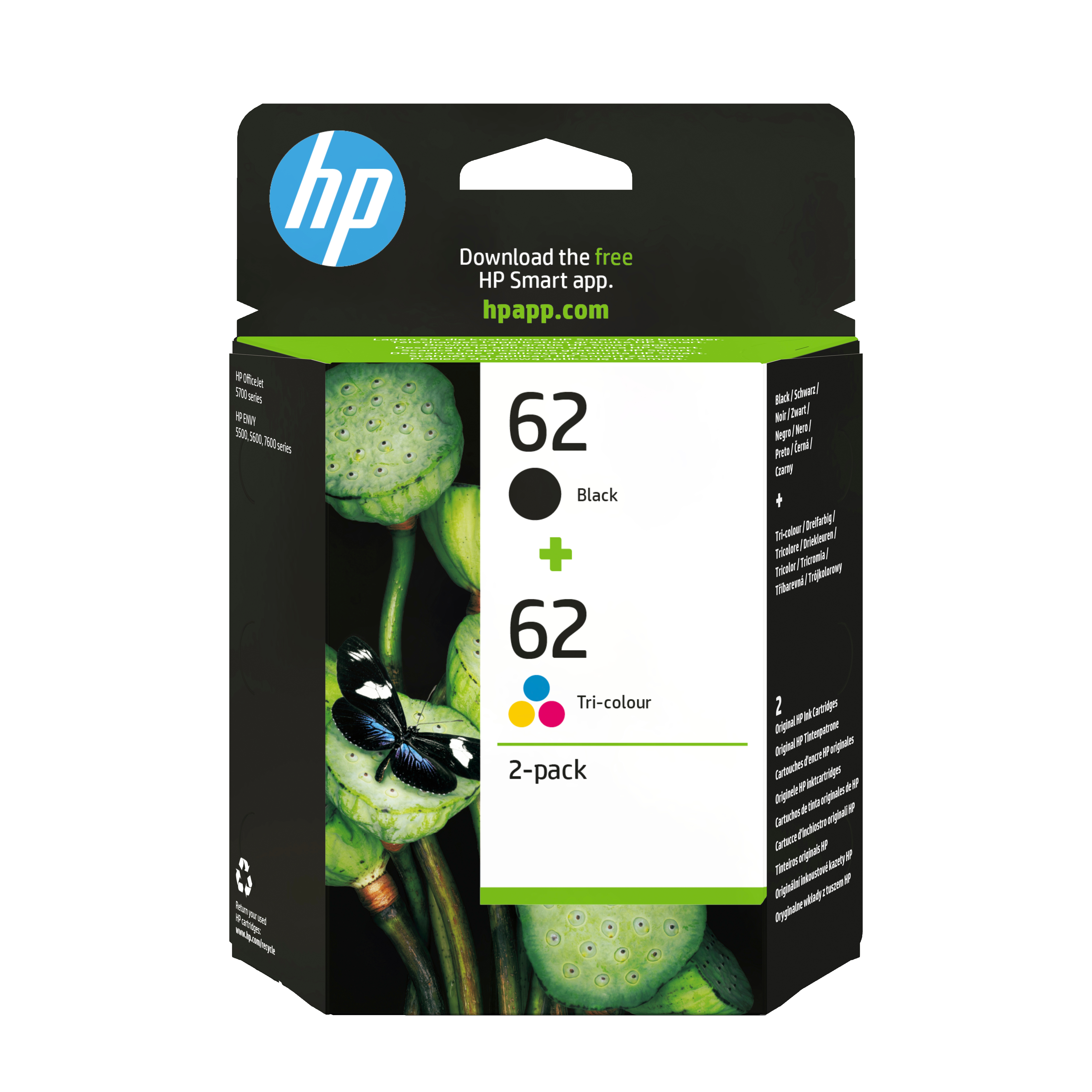 HP 62 N9J71AE - Tintenpatronen Multipack schwarz + color (N9J71AE)