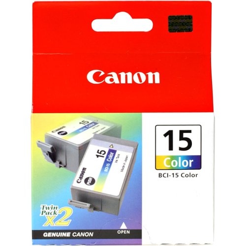 Canon BCI-15C - 2er-Pack - Gelb, Cyan, Magenta - Original - Tintenbehälter - für i70, 80 (8191A002)