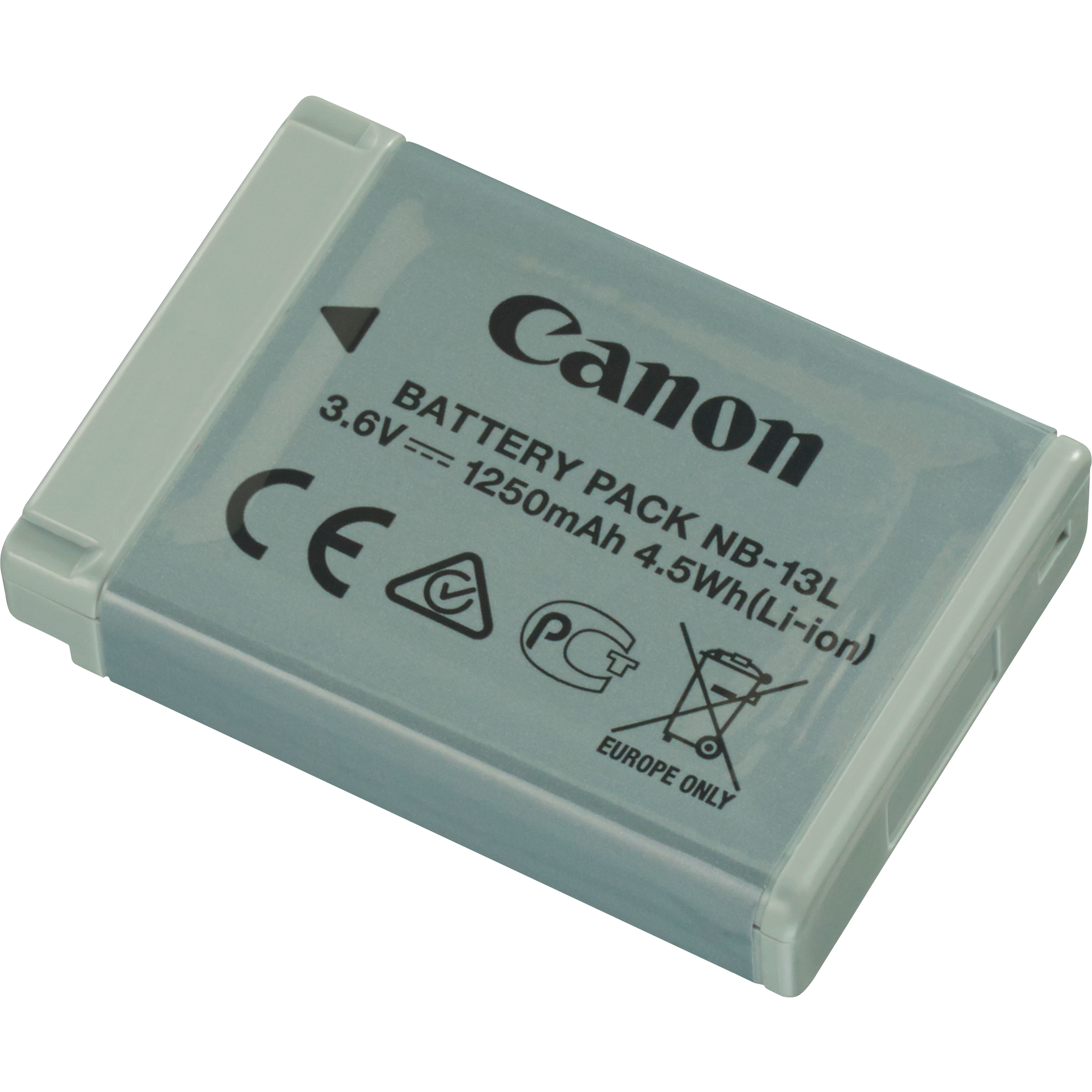 Canon Battery Pack NB-13L - Kamerabatterie Li-Ion 1250 mAh - für PowerShot G5 X, G7 X, G9 X, SX720 HS (9839B001)