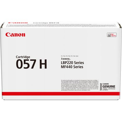 Canon 057 H - Mit hoher Kapazität - Schwarz - original - Tonerpatrone - für imageCLASS LBP228, LBP236, LBP237, MF455, i-SENSYS LBP233, LBP236, MF453, MF455 (3010C004)