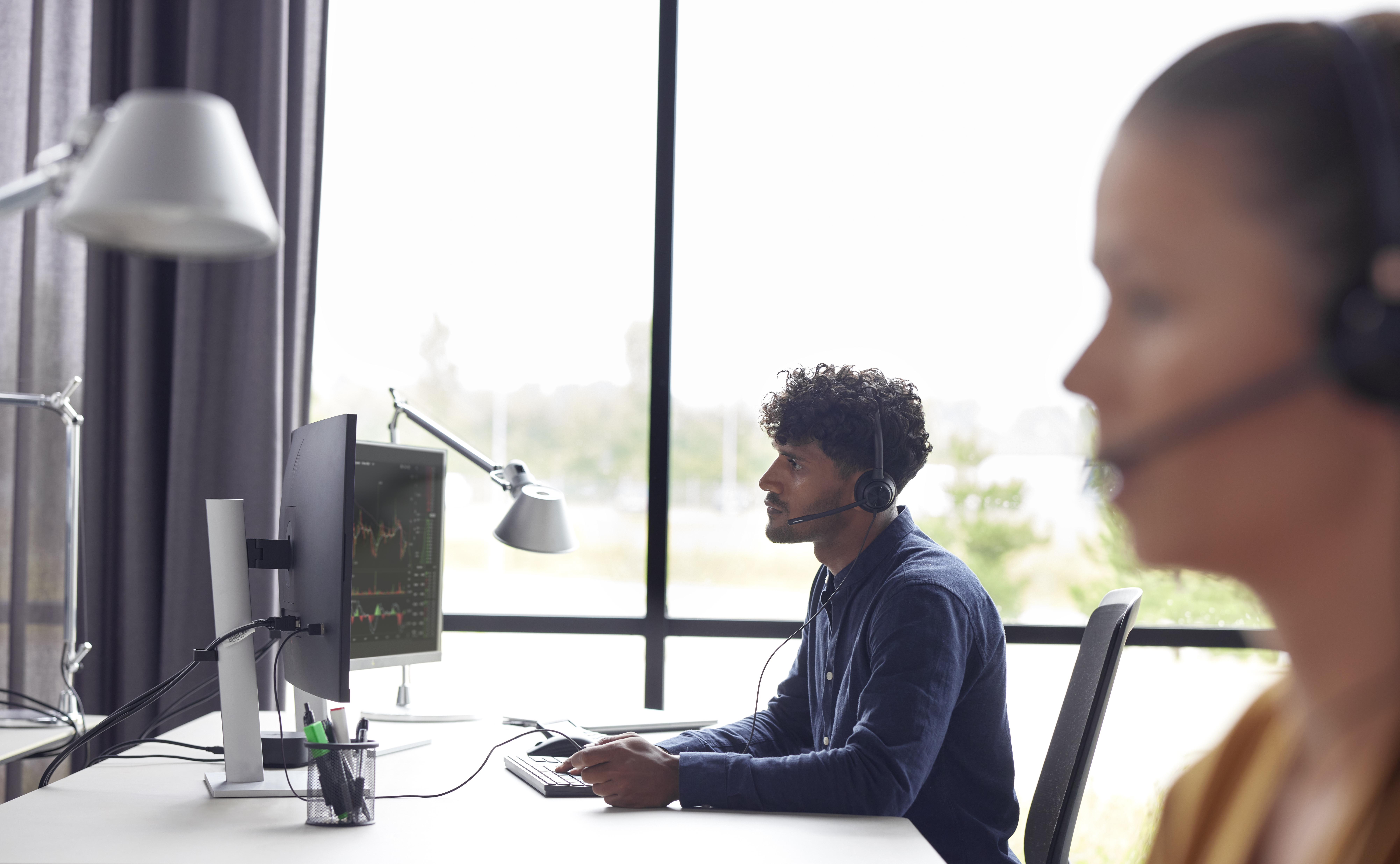 Hewlett Packard Poly Headset EncorePro 320 binaural QD