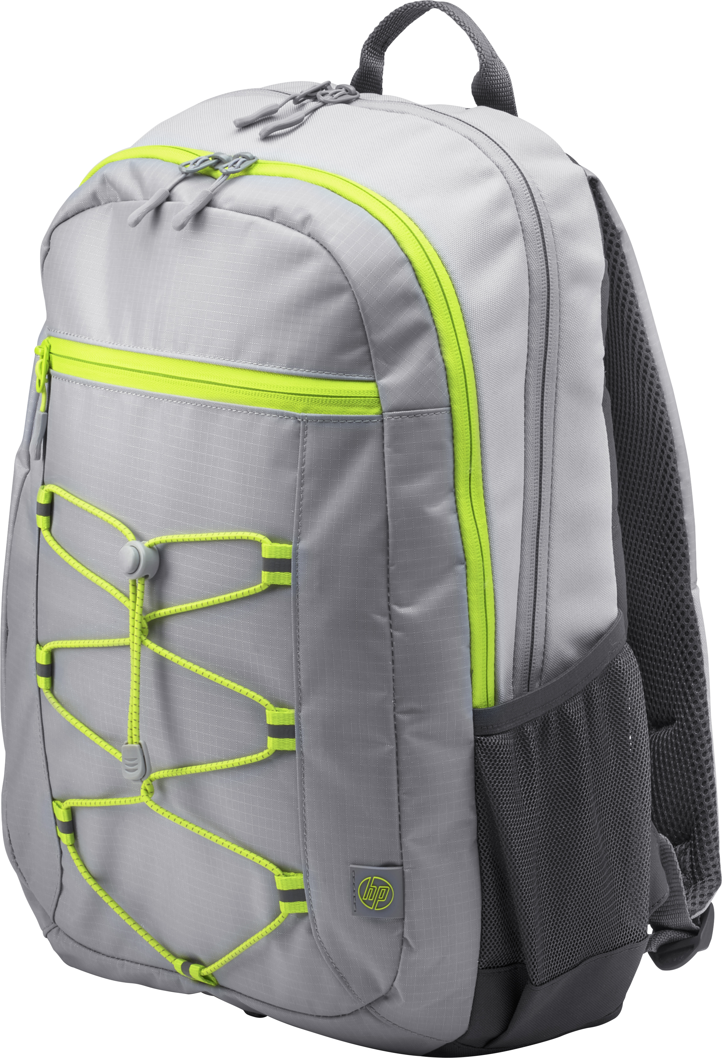 HP Active (Grey/Neon Yellow) Stoff Grau - Gelb Rucksack (1LU23AA#ABB)