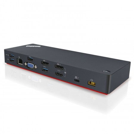 Lenovo ThinkPad Thunderbolt 3 Dock - Port Replicator - (Thunderbolt 3) - GigE - 135 Watt (40AC0135EU)