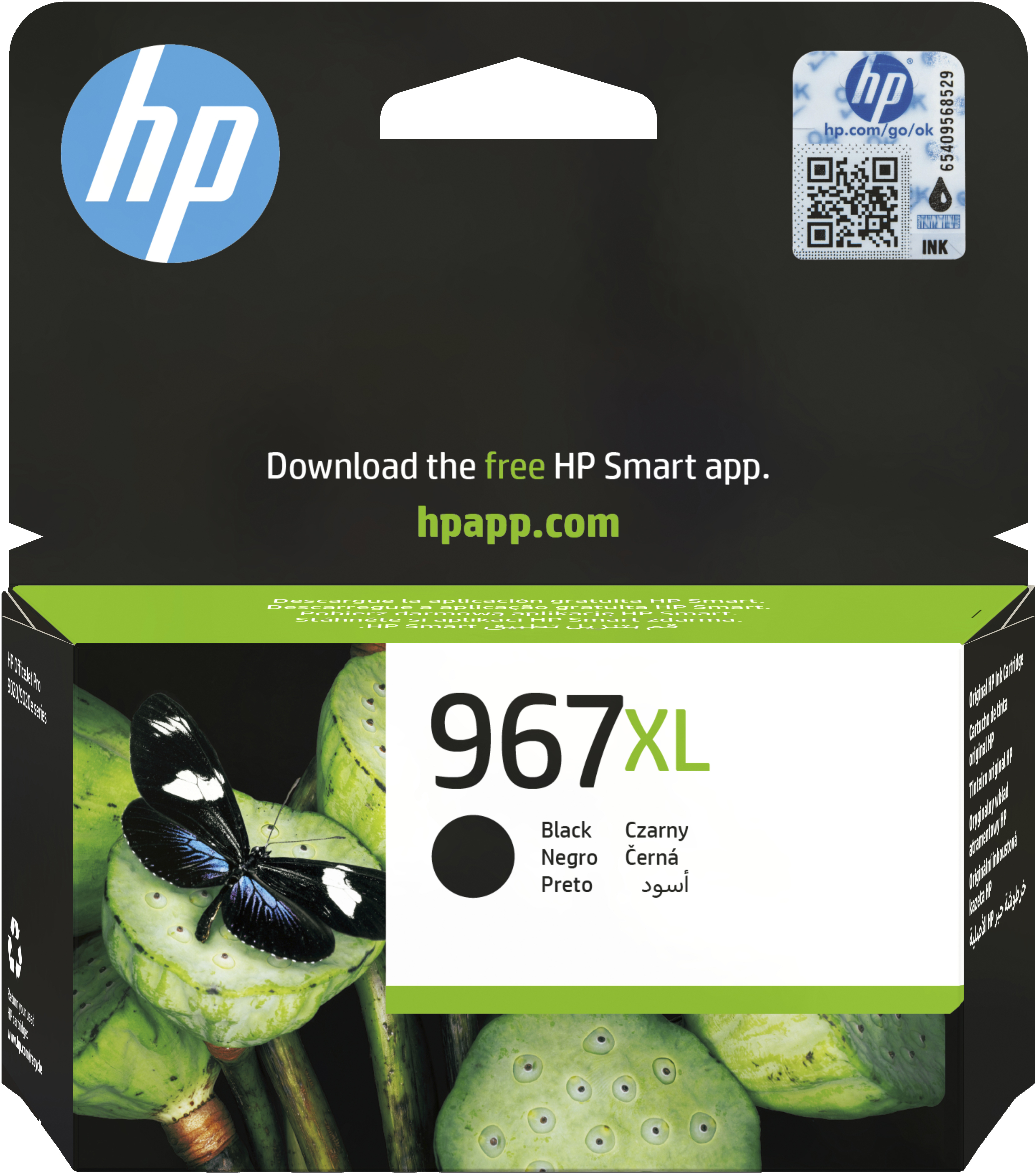 Hewlett Packard HP Tintenpatrone Nr. 967XL 3JA31AE Schwarz