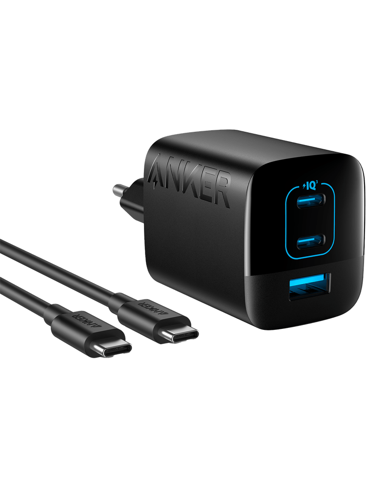 Anker 336 Prime 67W-Ladegerät, 3x USB-C Schwarz