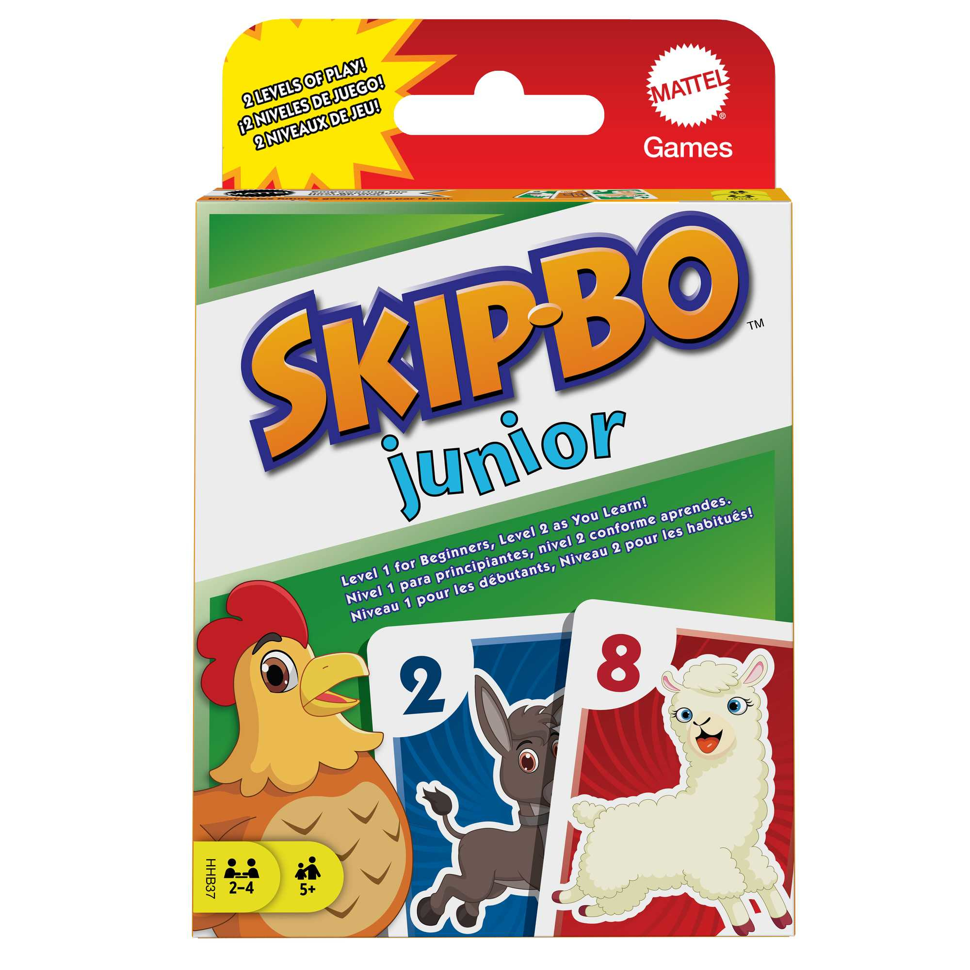 Mattel GAMES Skip-Bo Junior Kartenspiel, 1 St.