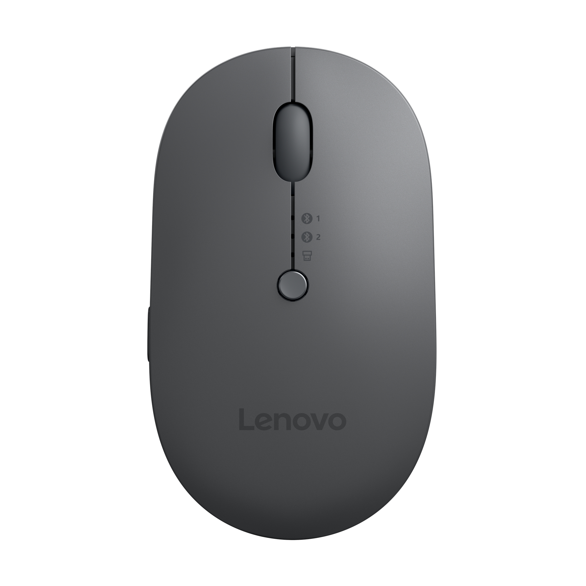 Lenovo Multi-Device - X9 Edition kabellose Maus - 2.4 GHz, Bluetooth 5.0 - grau/schwarz