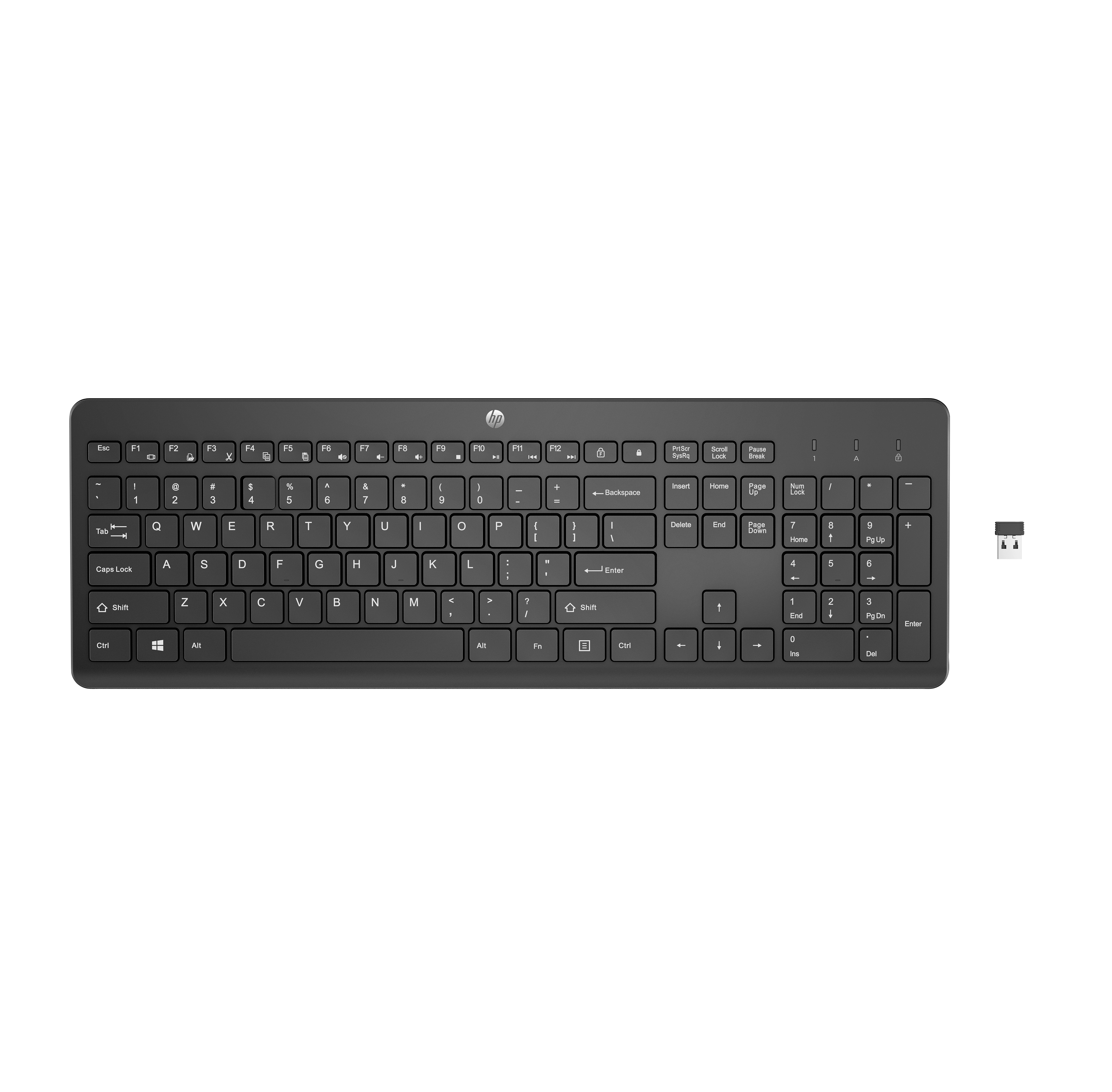 HP 230 Wireless Keyboard Black (3L1E7AA#UUZ)