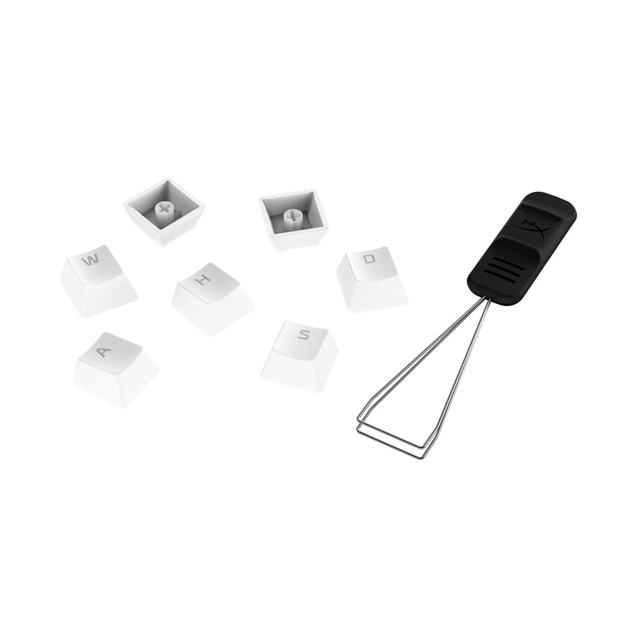 HyperX Keycap Set, Kunststoff (PBT) Double-Shot, weiß, 105 Tasten, ISO-DE (519T5AA#ABD)