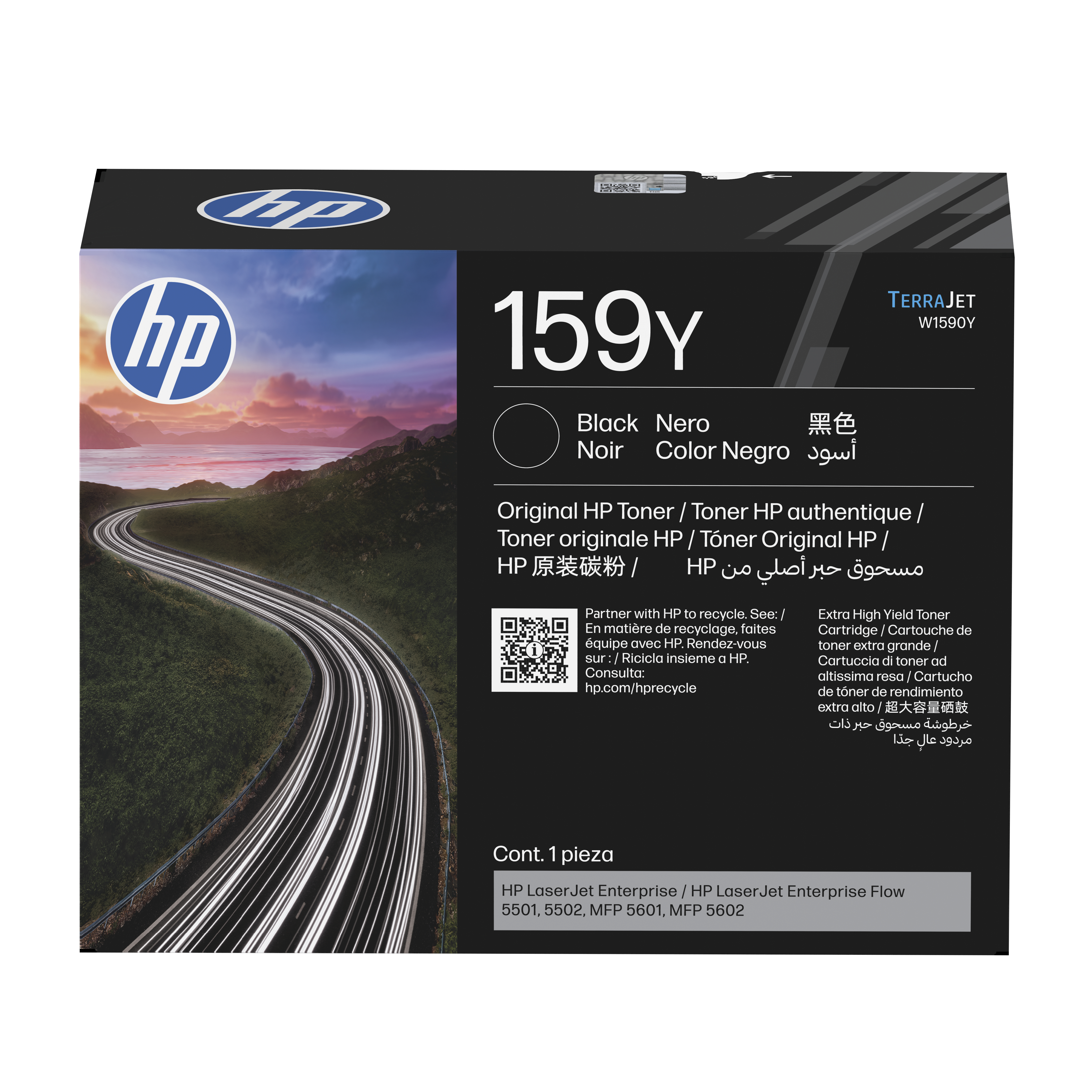 HP 159Y Schwarz Original LaserJet Tonerkartusche (W1590Y                            5)