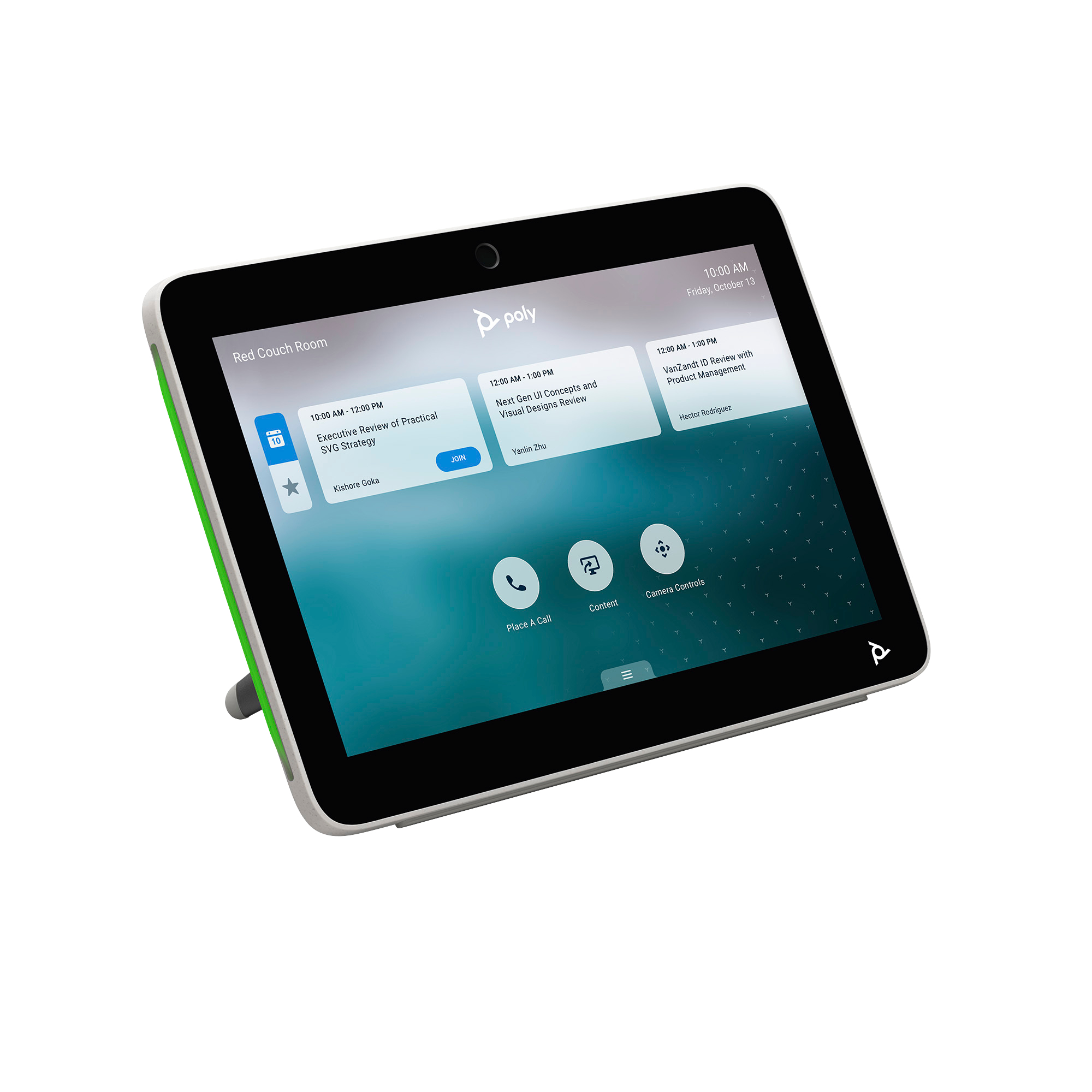 Poly TC10 weiße Glashalterung