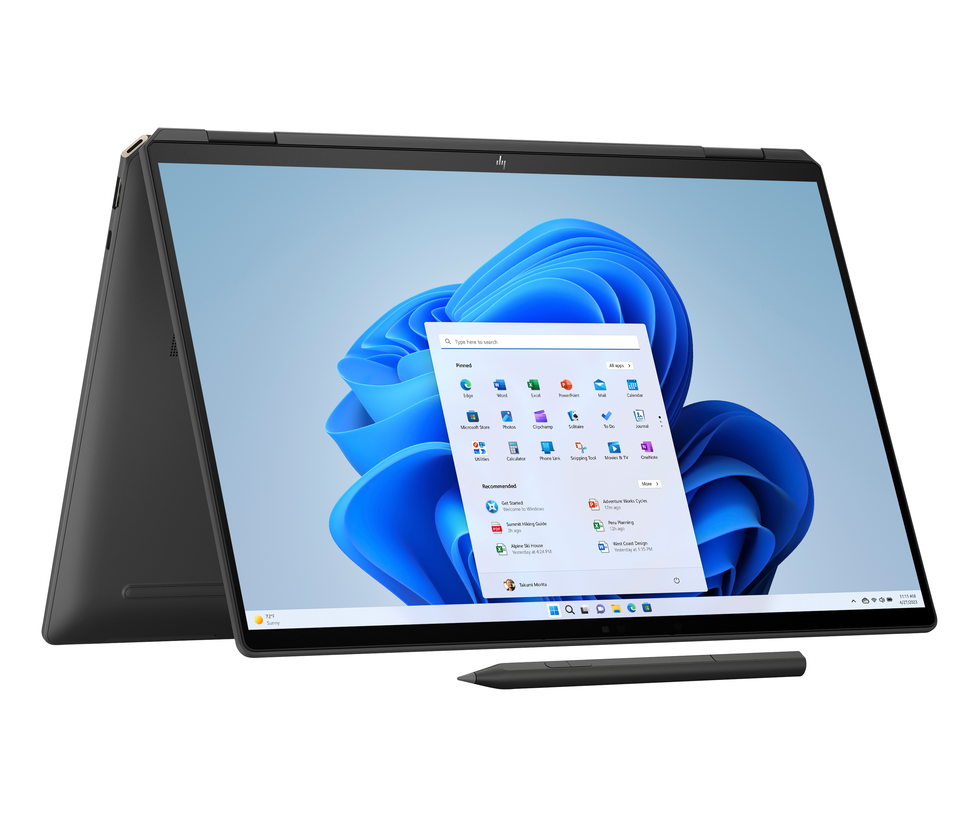 HP Spectre x360 2-in-1 16-aa0675ng Intel® Core™ Ultra 7 155H Convertible Notebook 40,6 cm (16")