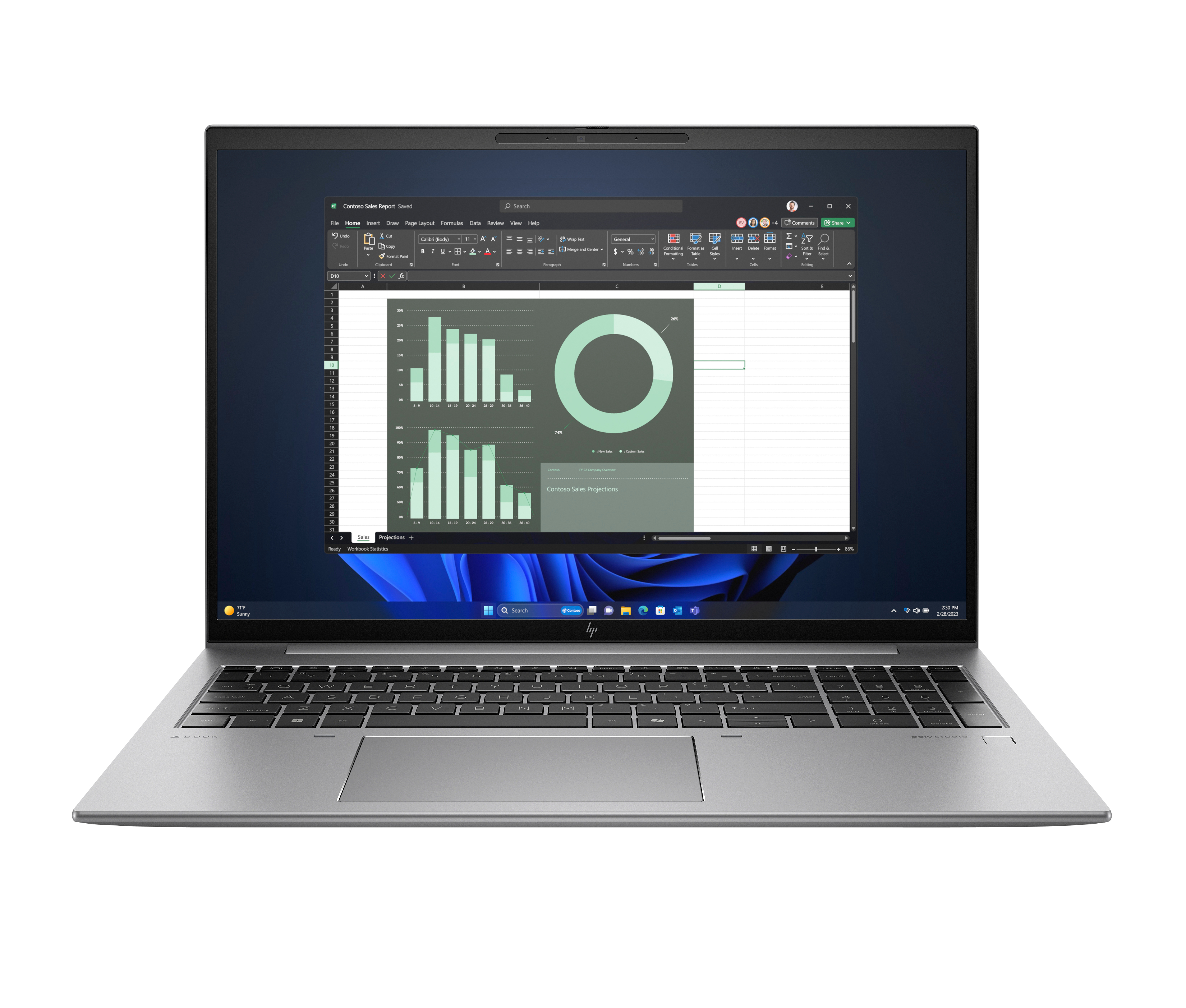 HP ZBook Firefly G11 86B10EA Laptop 40,6 cm (16,0 Zoll), 32 GB RAM, 1 TB SSD, Intel® Core™ Ultra 7 155H