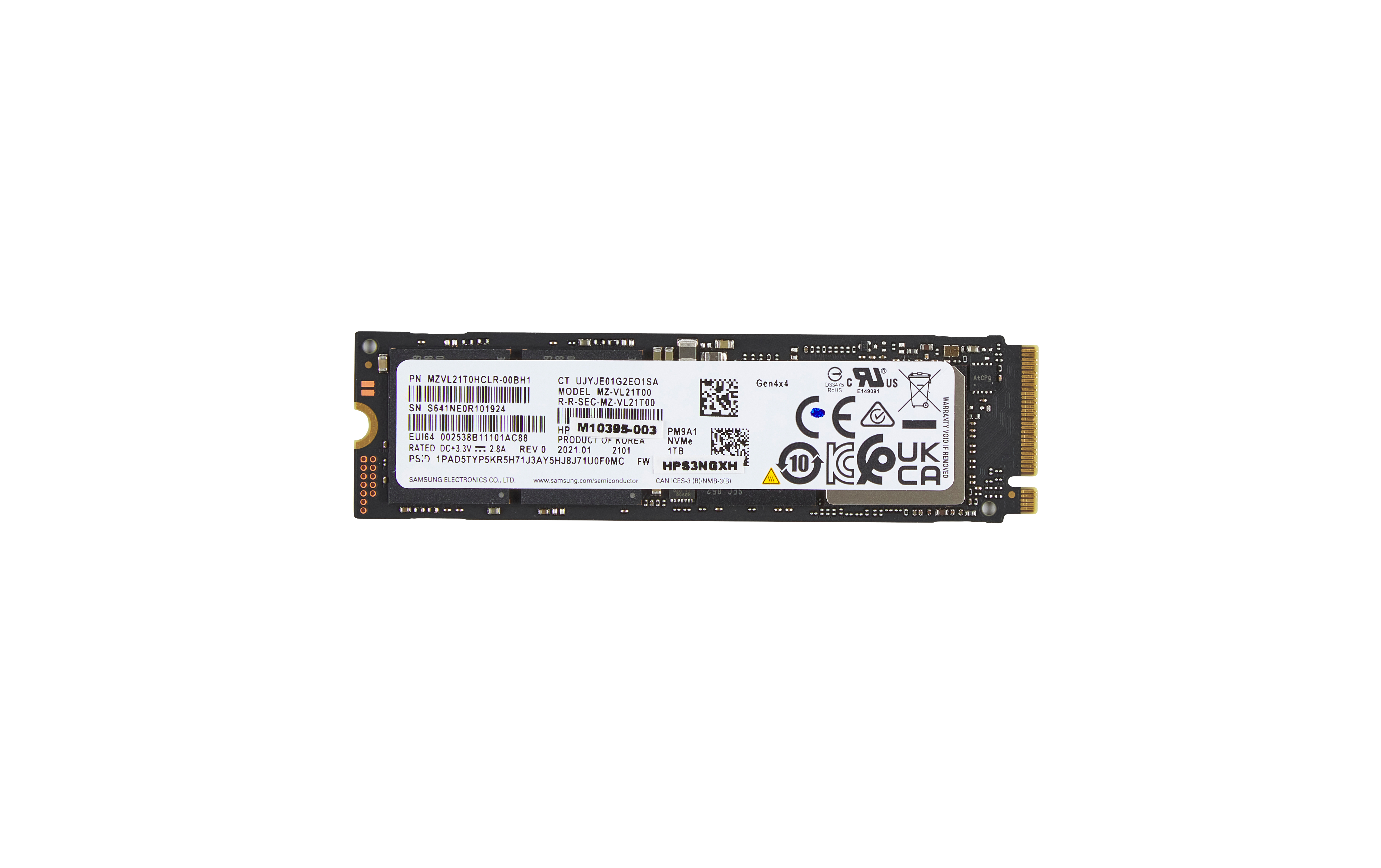HP - SSD - 1 TB - intern - M.2 2280 - PCIe 4.0 x4 (NVMe) (AL0M9AA)