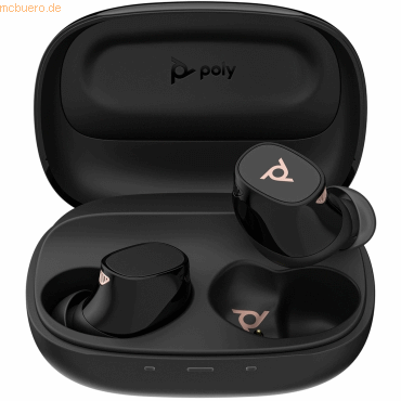 Hewlett Packard Poly Bluetooth Headset Voyager Free 20 Schwarz