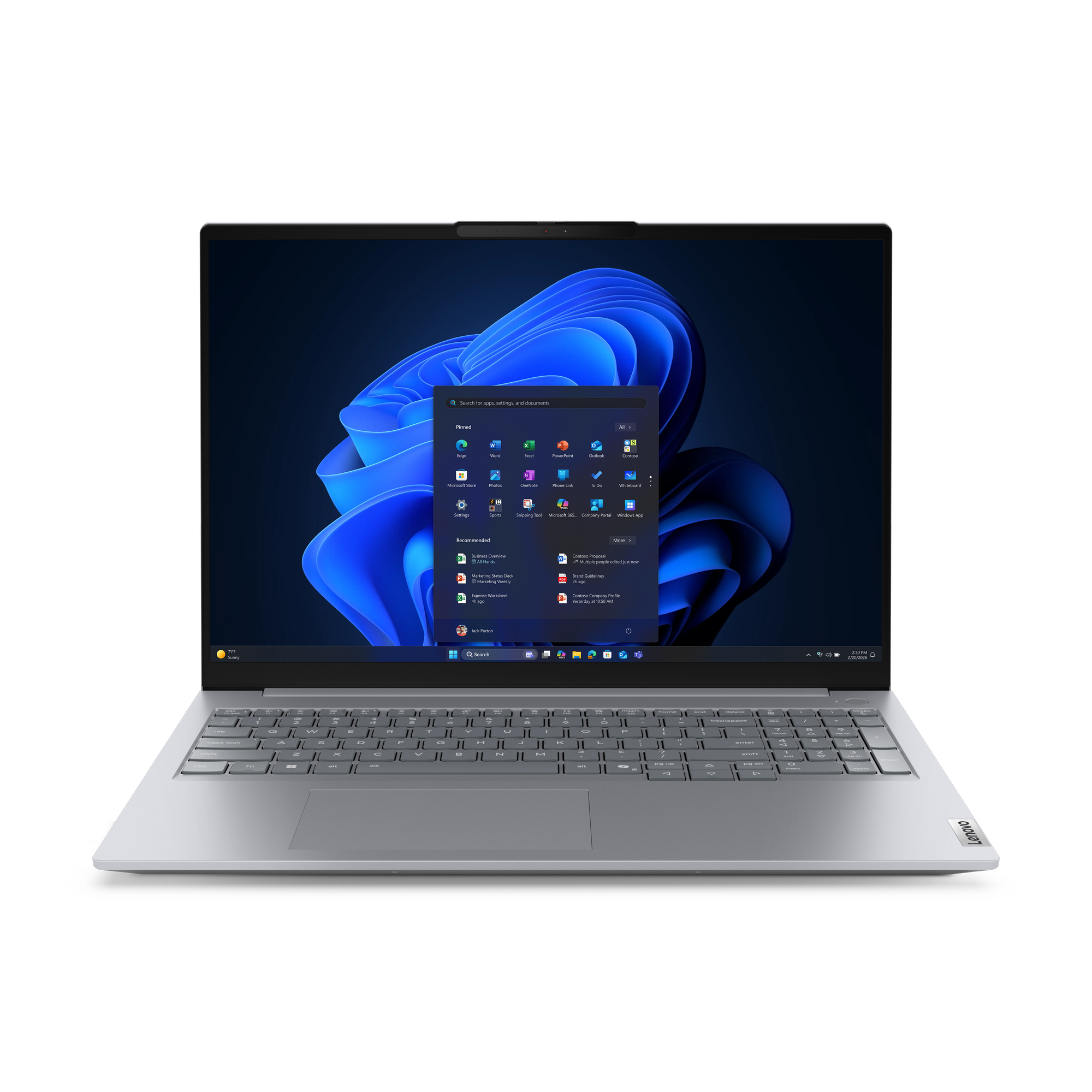 Lenovo ThinkBook 16 G9 21UT004QGE Notebook 40,6 cm (16) 1920x1200 - AMD Ryzen 5 220 - 1TB SSD - HDMI/USB-C - Windows 11 Pro - Grau