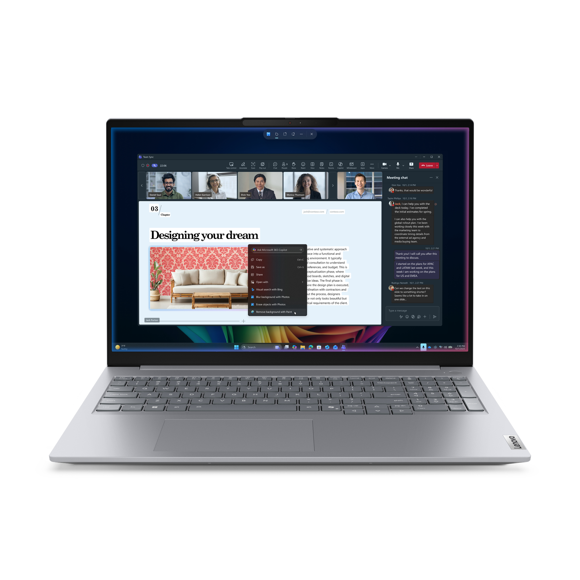 Lenovo ThinkBook 16 Gen 9 Intel® Core™ Ultra 7 355 Notebook 40,6 cm (16")